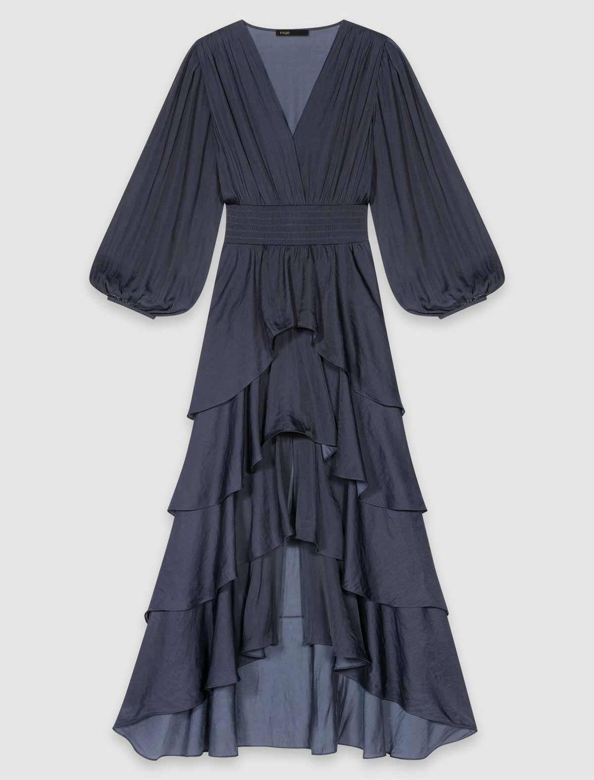 Ruffled maxi dress | Maje