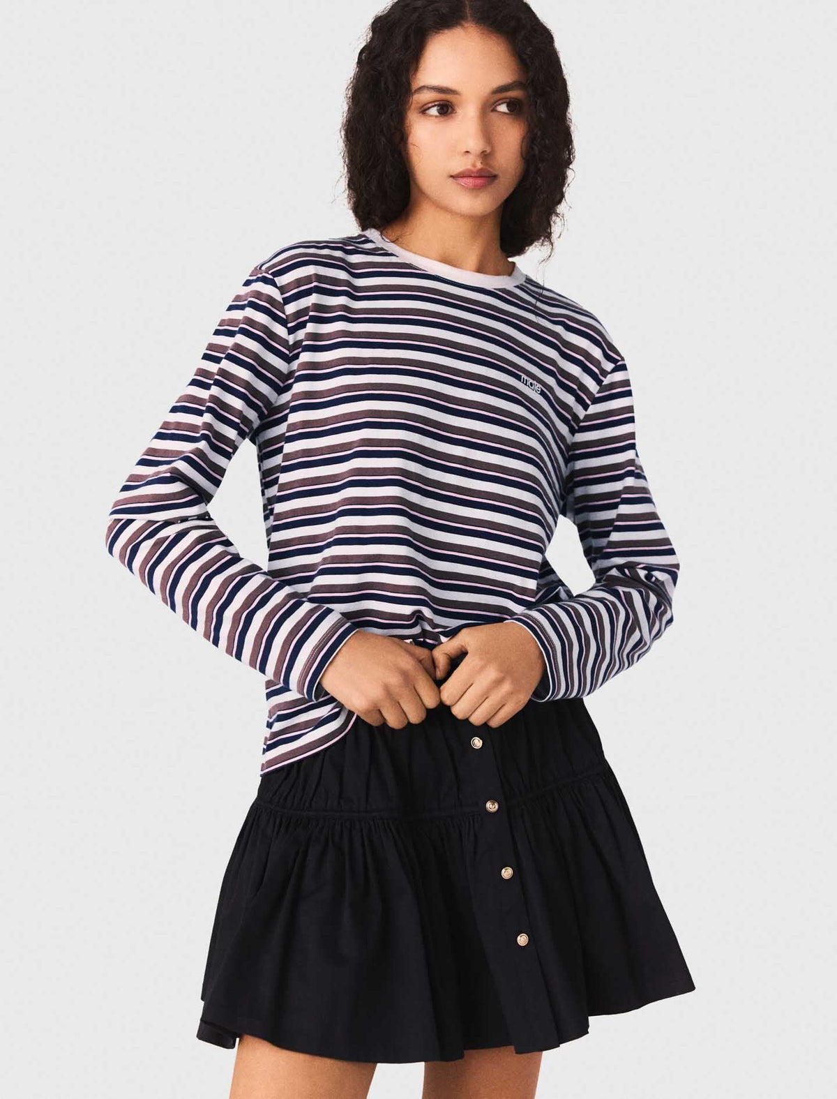 Striped T-shirt | Maje