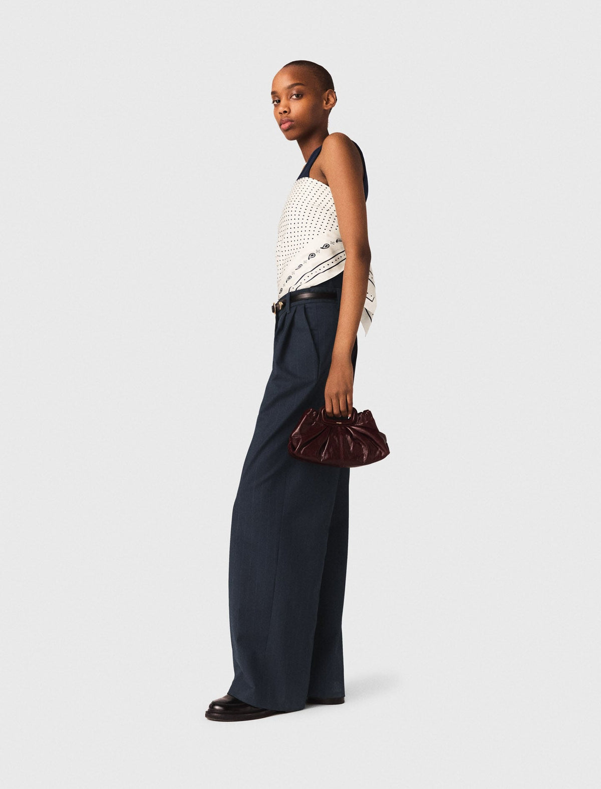 Pinstripe suit trousers | Maje