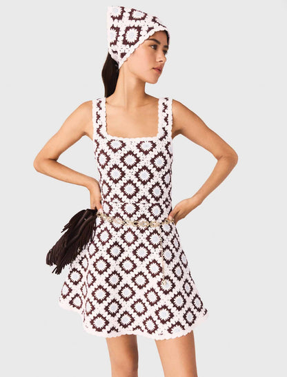 Floral crochet dress | Maje