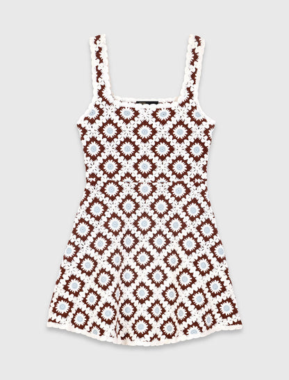 Floral crochet dress | Maje