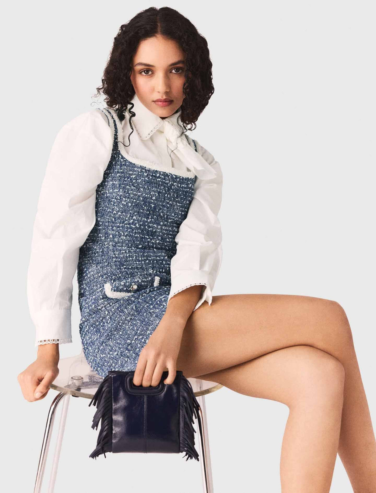 Short tweed dress | Maje