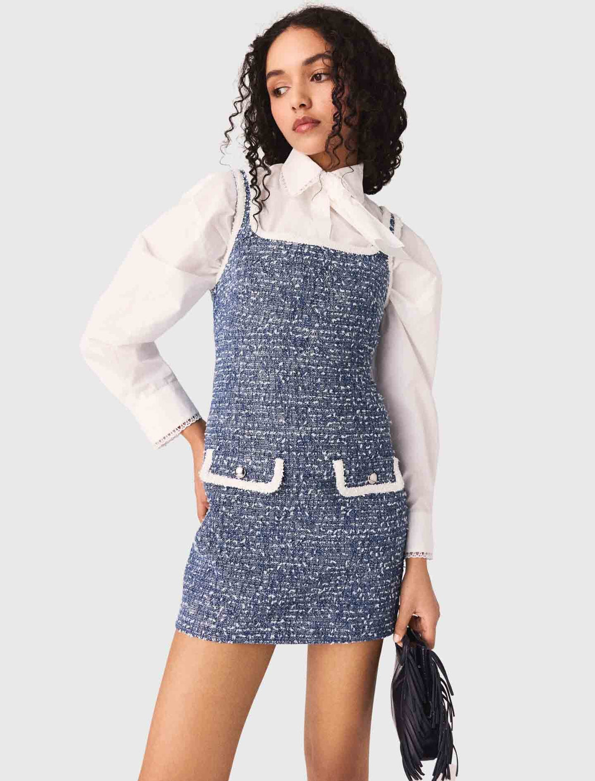 Short tweed dress | Maje