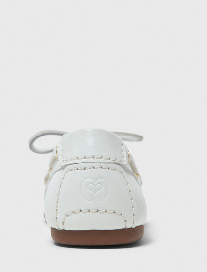 Leather boat shoes | Maje