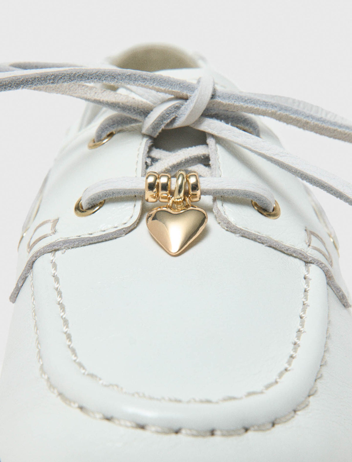 Leather boat shoes | Maje