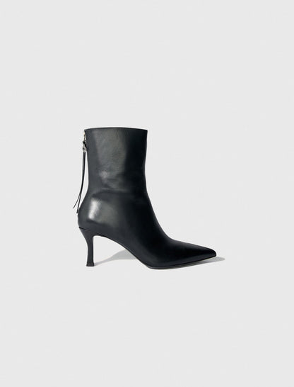 Leather ankle boots | Maje