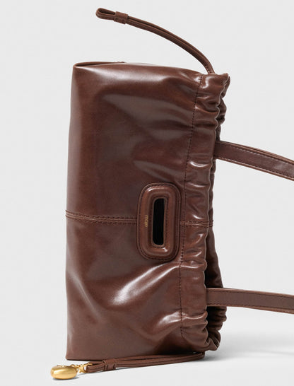 Vintage leather Milpli Gazette | Maje