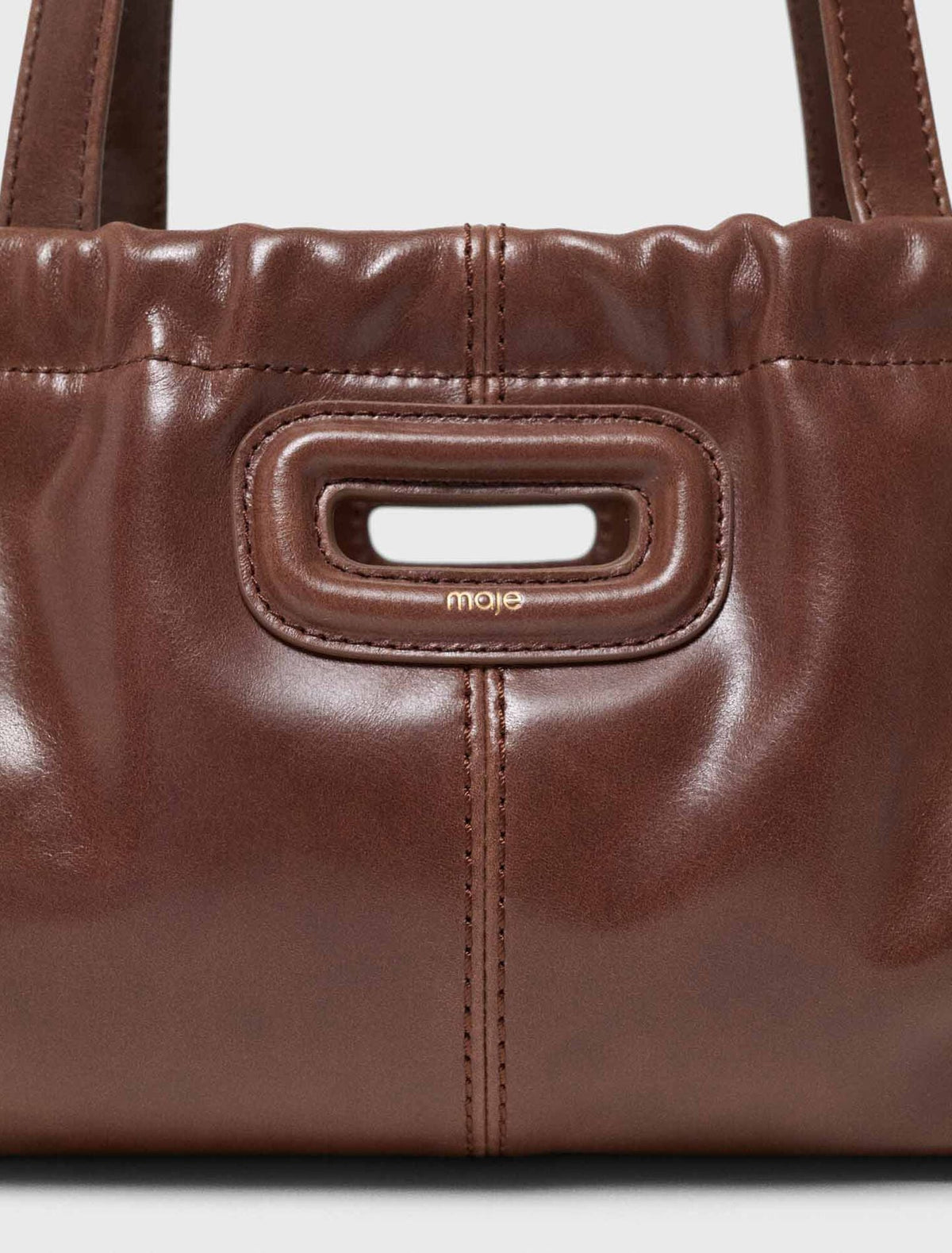 Vintage leather Milpli Gazette | Maje