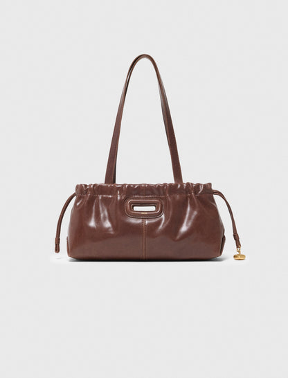 Vintage leather Milpli Gazette | Maje