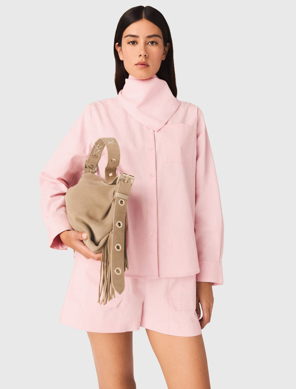 Suede Miss M bag | Maje