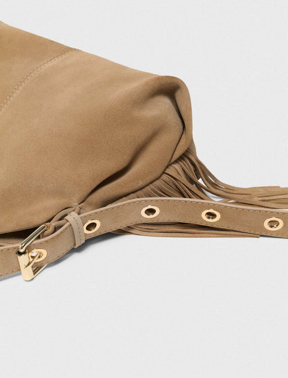 Suede Miss M bag | Maje