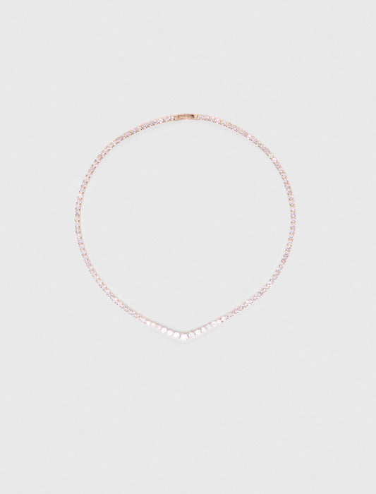 Cascade diamanté necklace | Maje