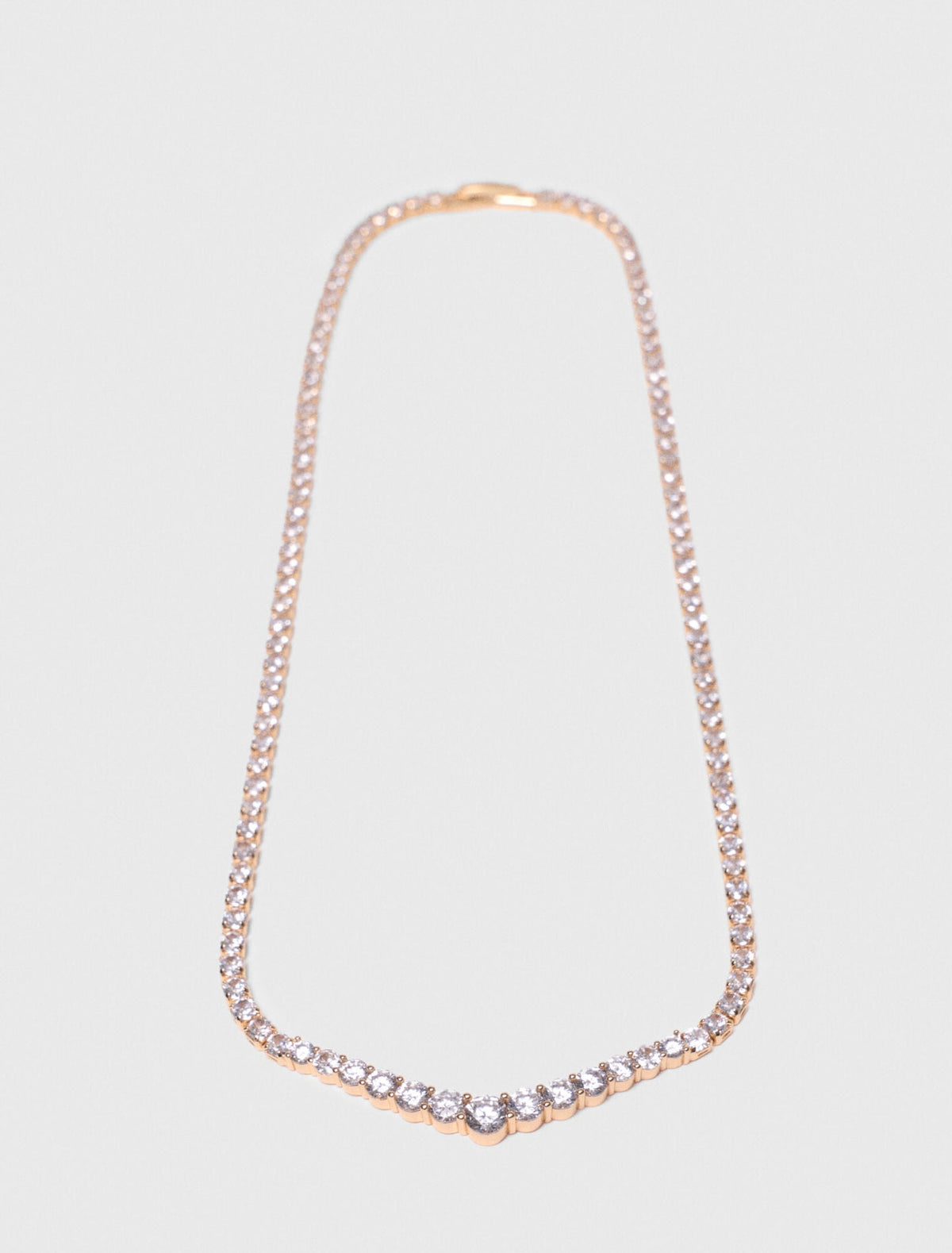 Cascade diamanté necklace | Maje
