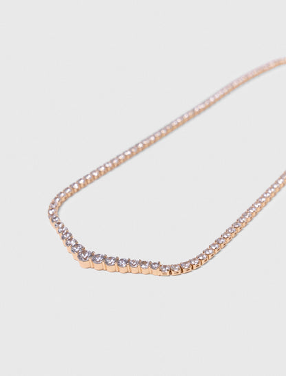 Cascade diamanté necklace | Maje