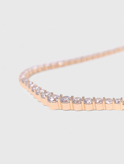 Cascade diamanté necklace | Maje