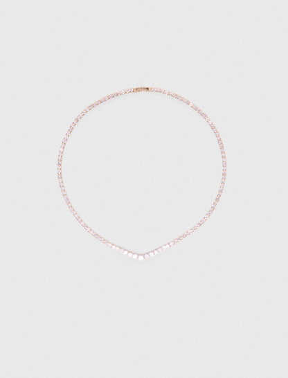 Cascade diamanté necklace | Maje