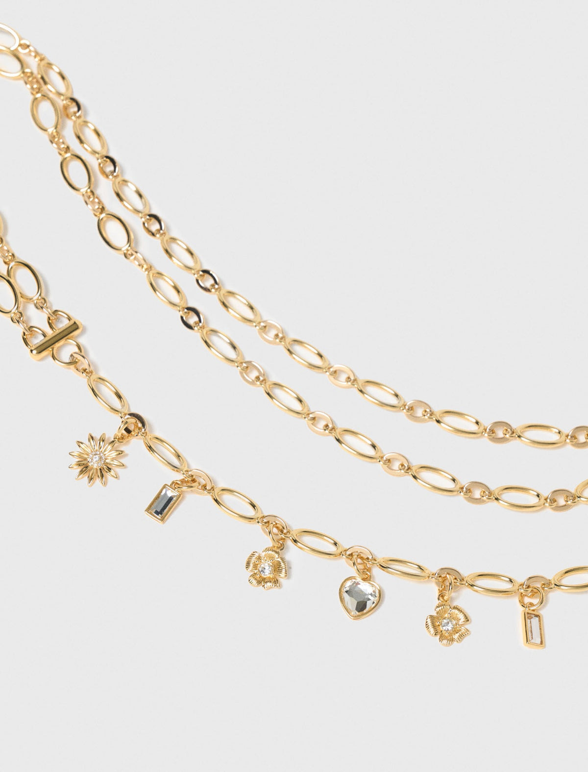 Double chain belt with charms | Maje