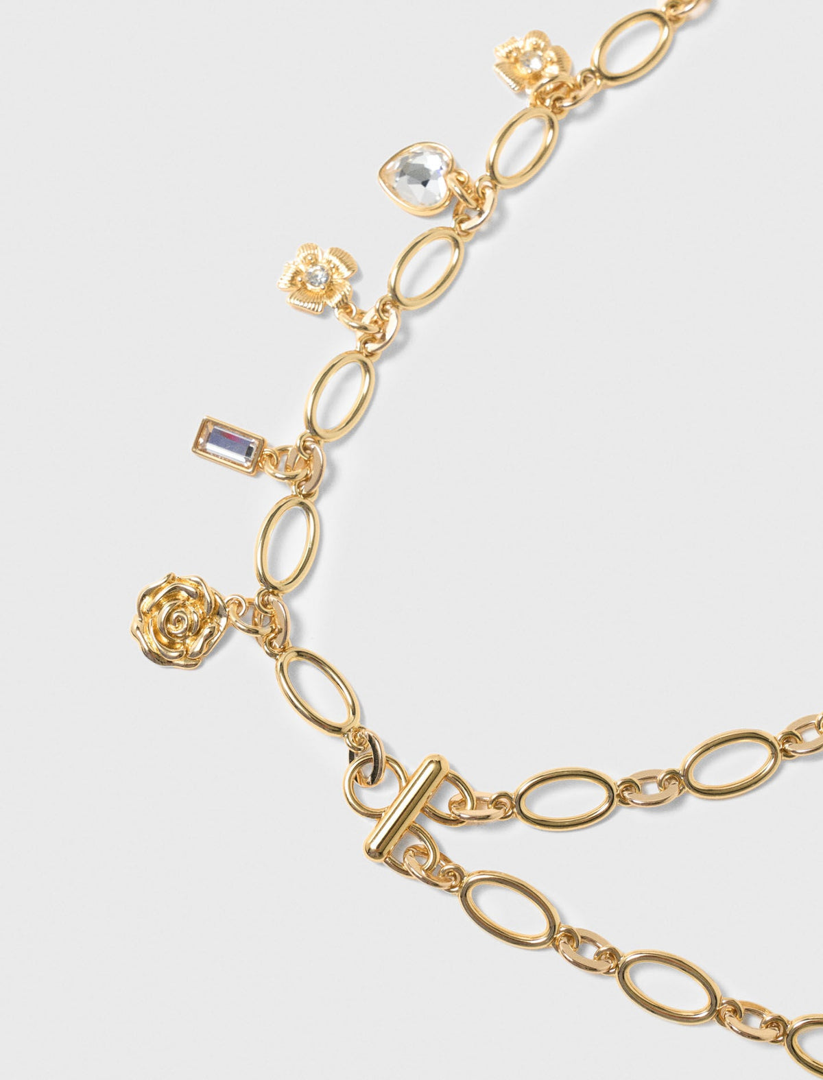 Double chain belt with charms | Maje