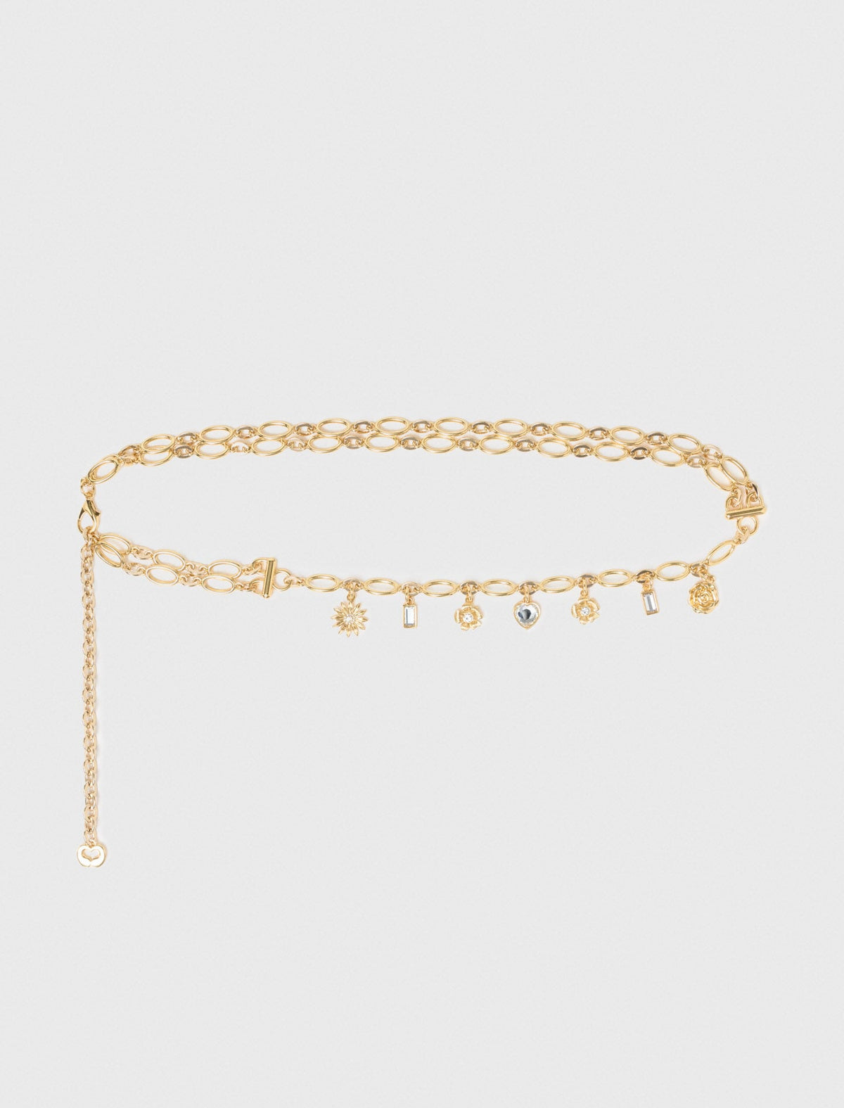 Double chain belt with charms | Maje
