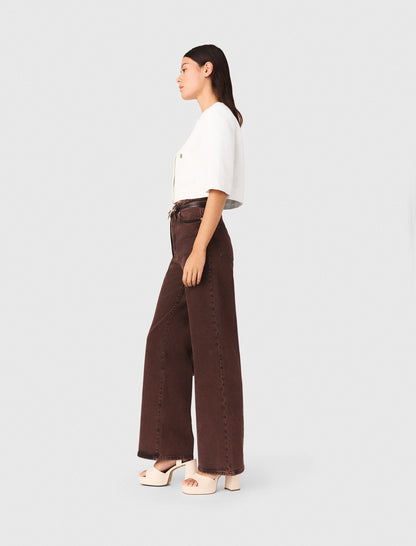 Short linen blend jacket | Maje