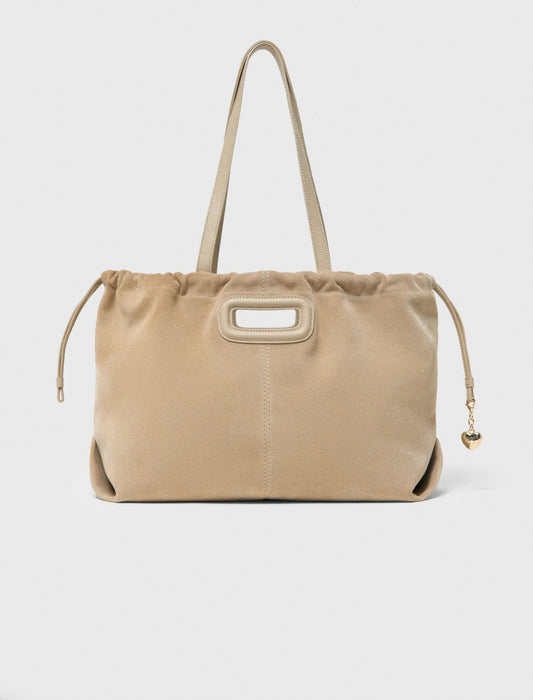 Suede Milpli tote bag | Maje