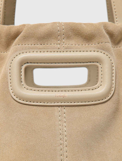 Suede Milpli tote bag | Maje