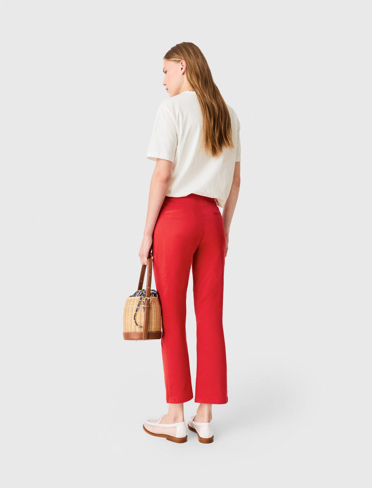 Cotton Capri trousers | Maje