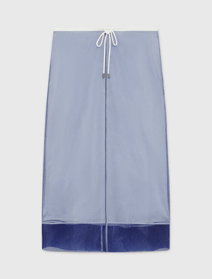 Cotton and removable organza skirt | Maje
