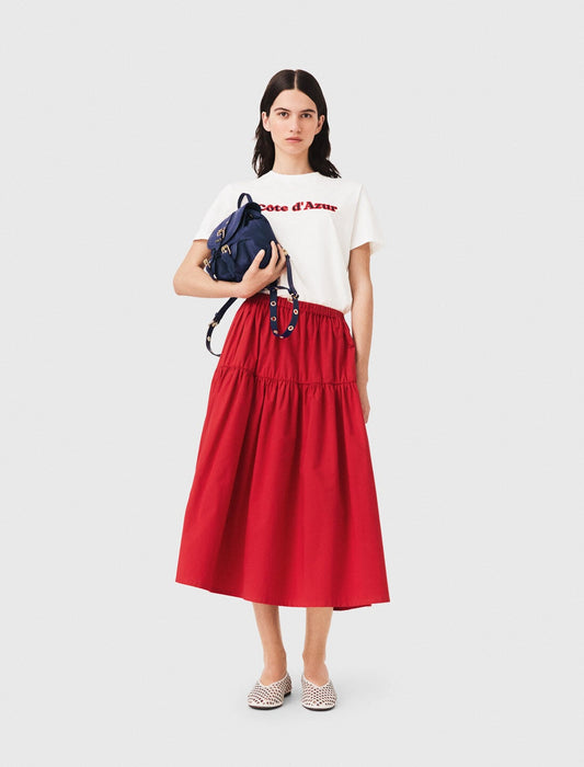 T-shirt with embroidery | Maje