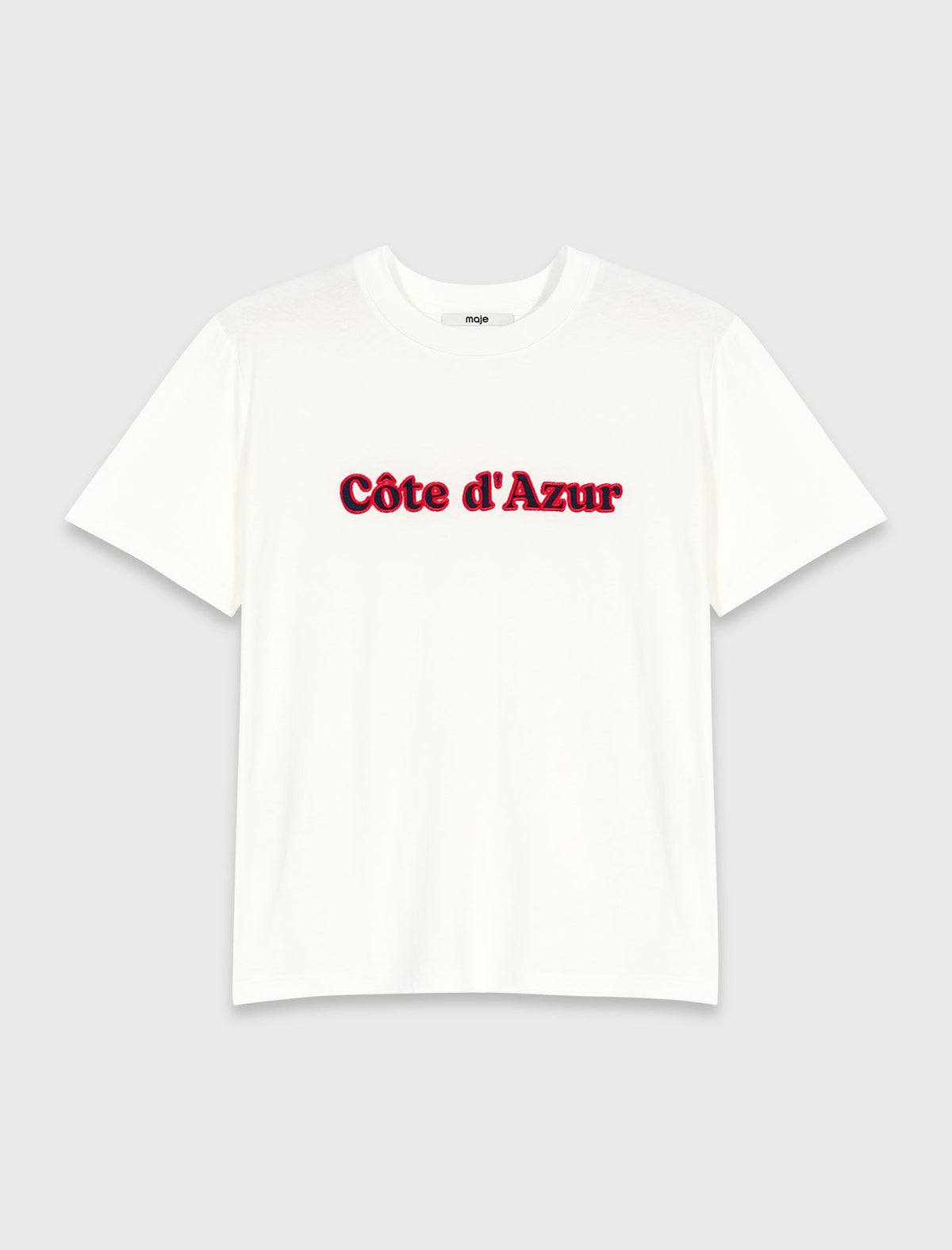 T-shirt with embroidery | Maje