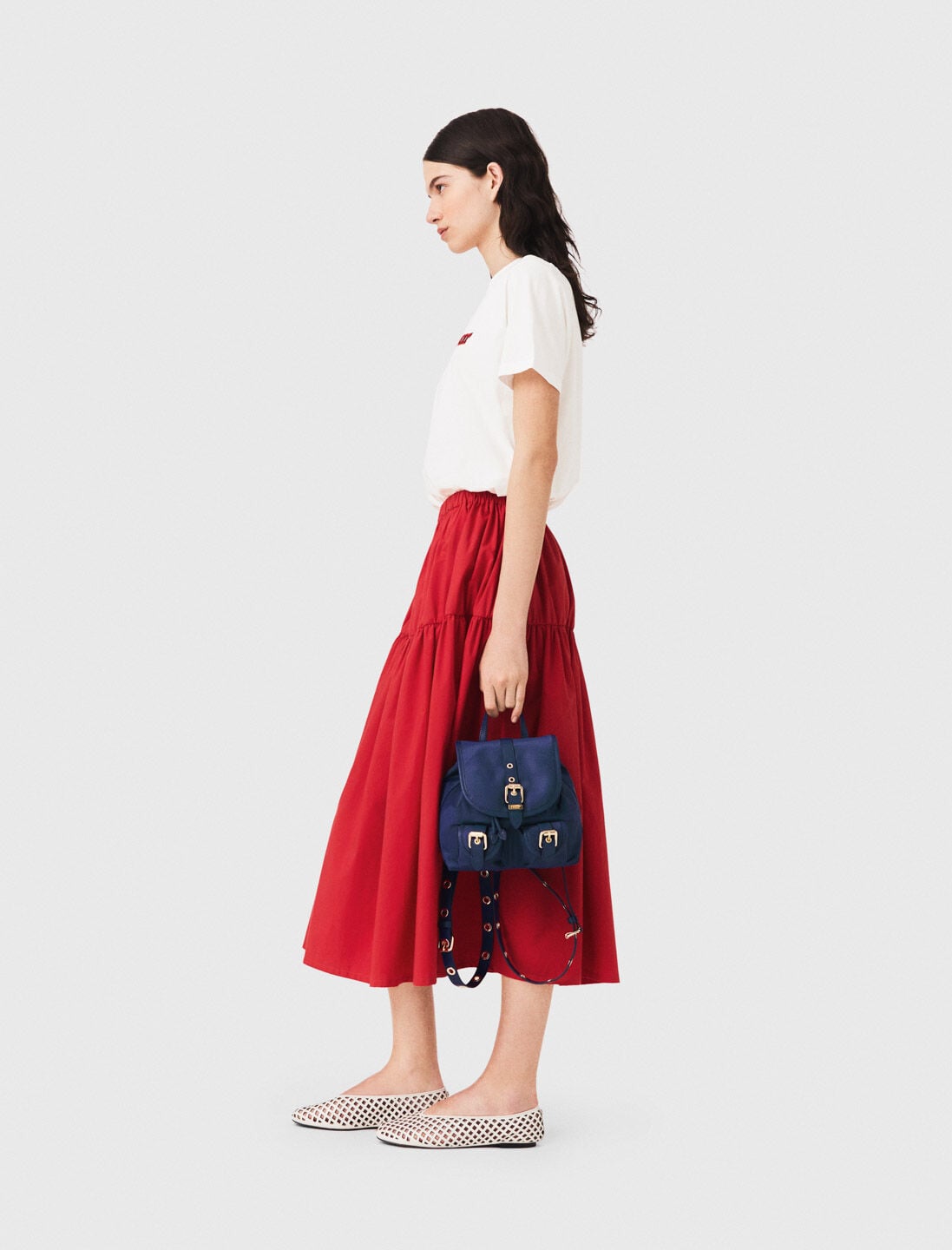 T-shirt with embroidery | Maje