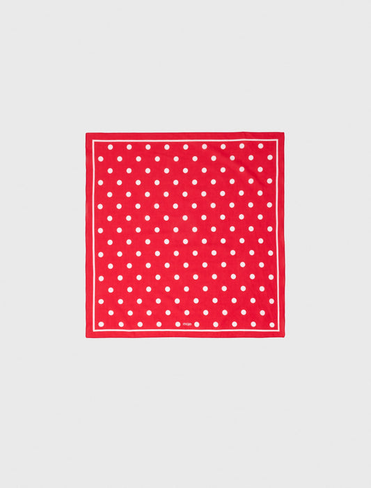 Polka dot cotton bandana | Maje