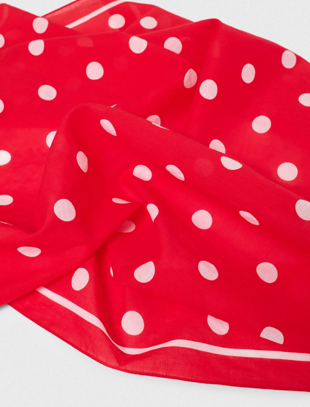 Polka dot cotton bandana | Maje