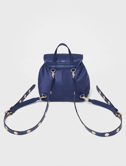 Mini leather and nylon backpack | Maje