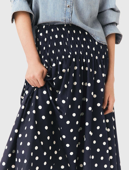 Long cotton skirt | Maje