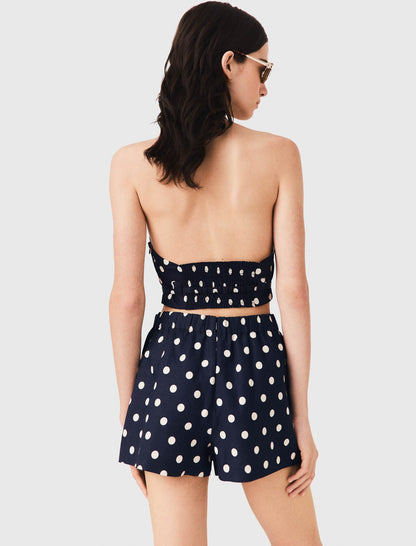 Linen blend skort | Maje