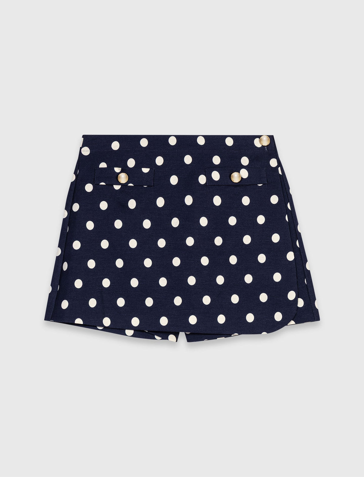Linen blend skort | Maje