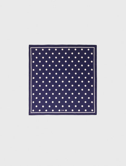 Silk polka dot bandana | Maje