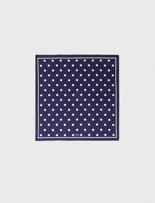Silk polka dot bandana | Maje