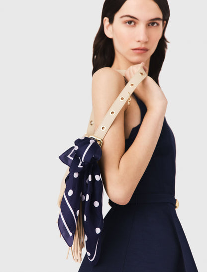 Silk polka dot bandana | Maje