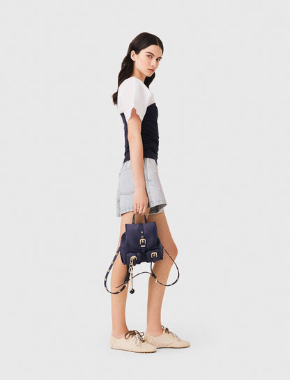 Pleated jersey top | Maje