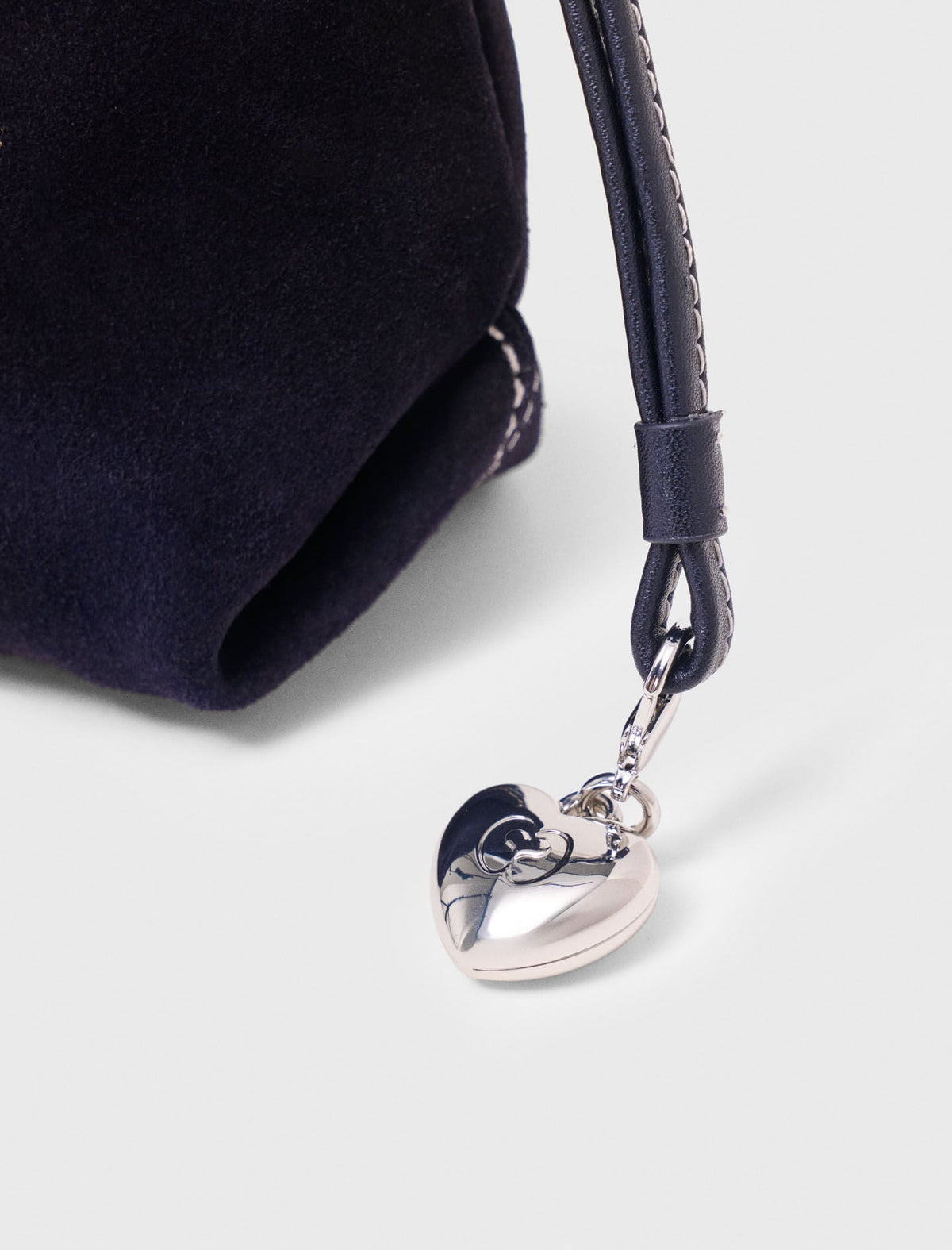 Topstitched suede Milpli Gazette | Maje