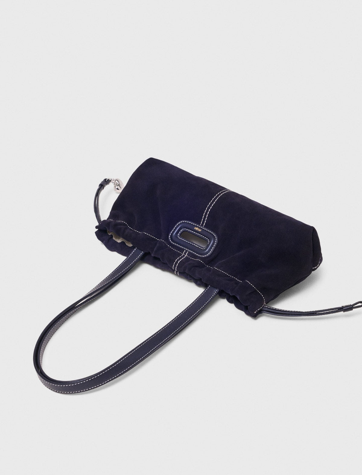 Topstitched suede Milpli Gazette | Maje