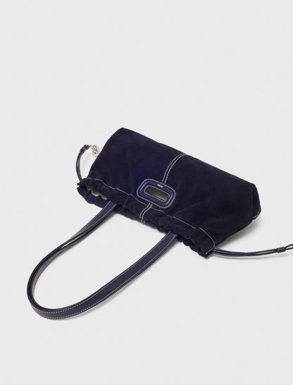 Topstitched suede Milpli Gazette | Maje