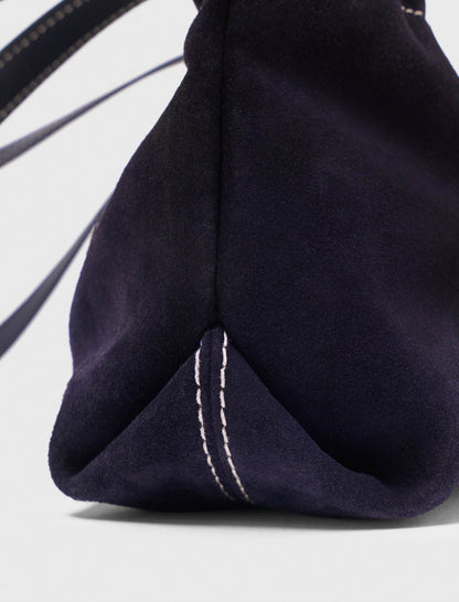 Topstitched suede Milpli Gazette | Maje
