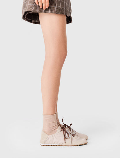 Multi-lace nylon trainers | Maje