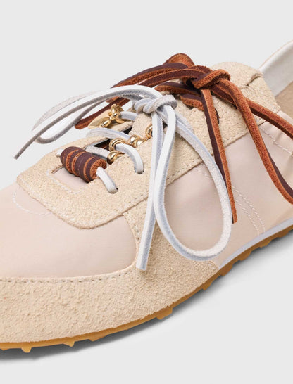 Multi-lace nylon trainers | Maje