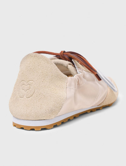 Multi-lace nylon trainers | Maje