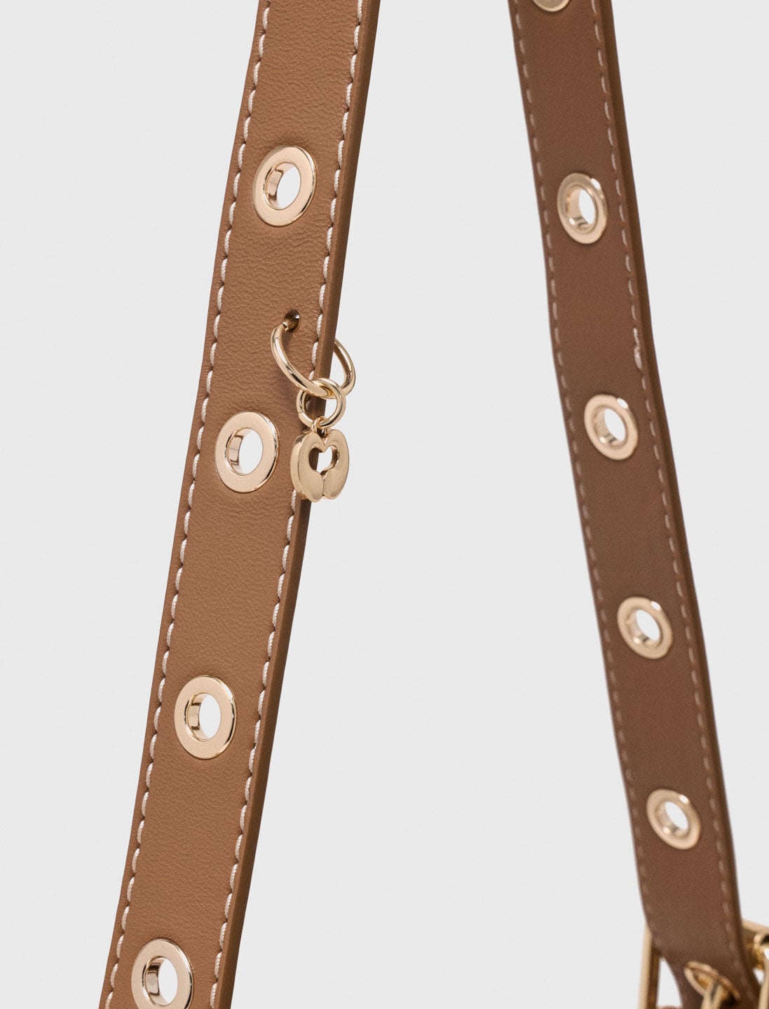 Canvas and leather Miss M Mini bag | Maje