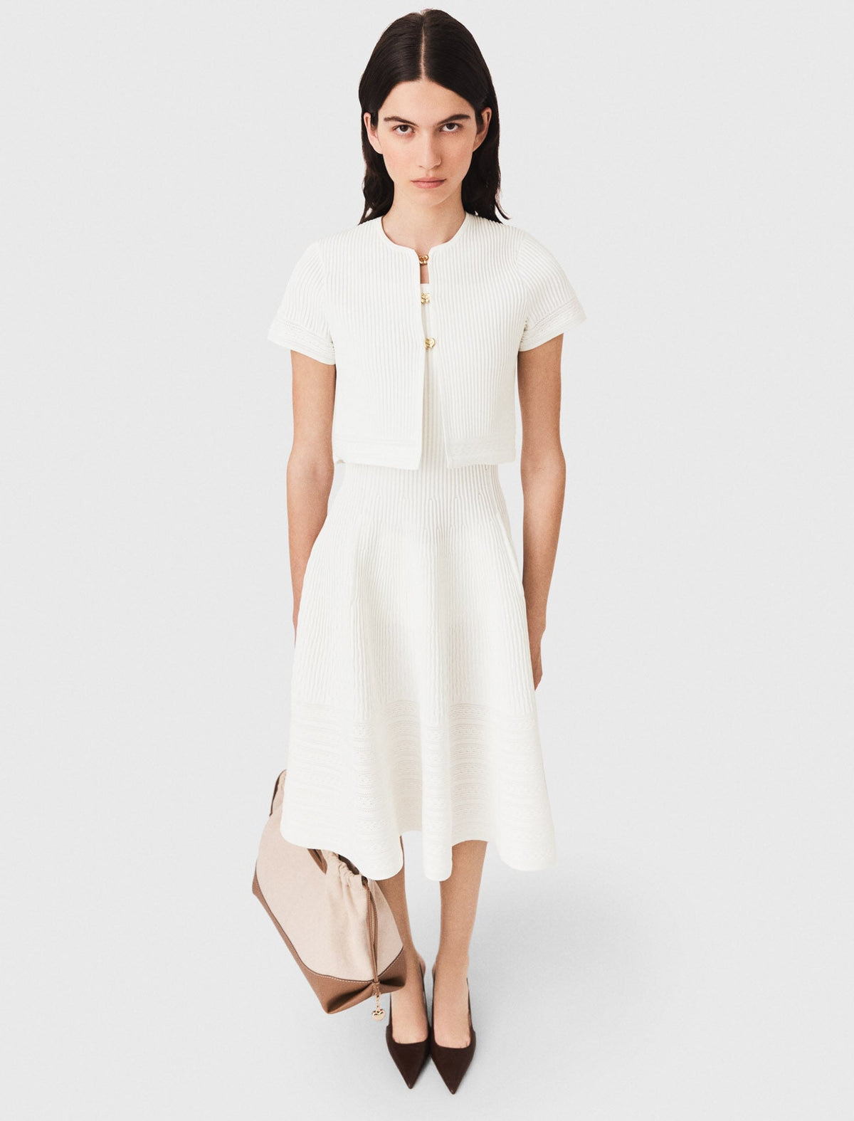 Short-sleeved cardigan | Maje